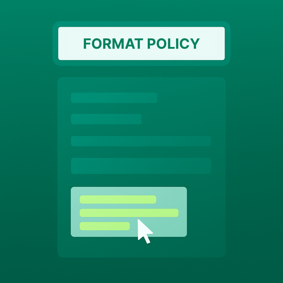 Format Policy: Instantly Clean Up Policy Language in Your Claims Letters