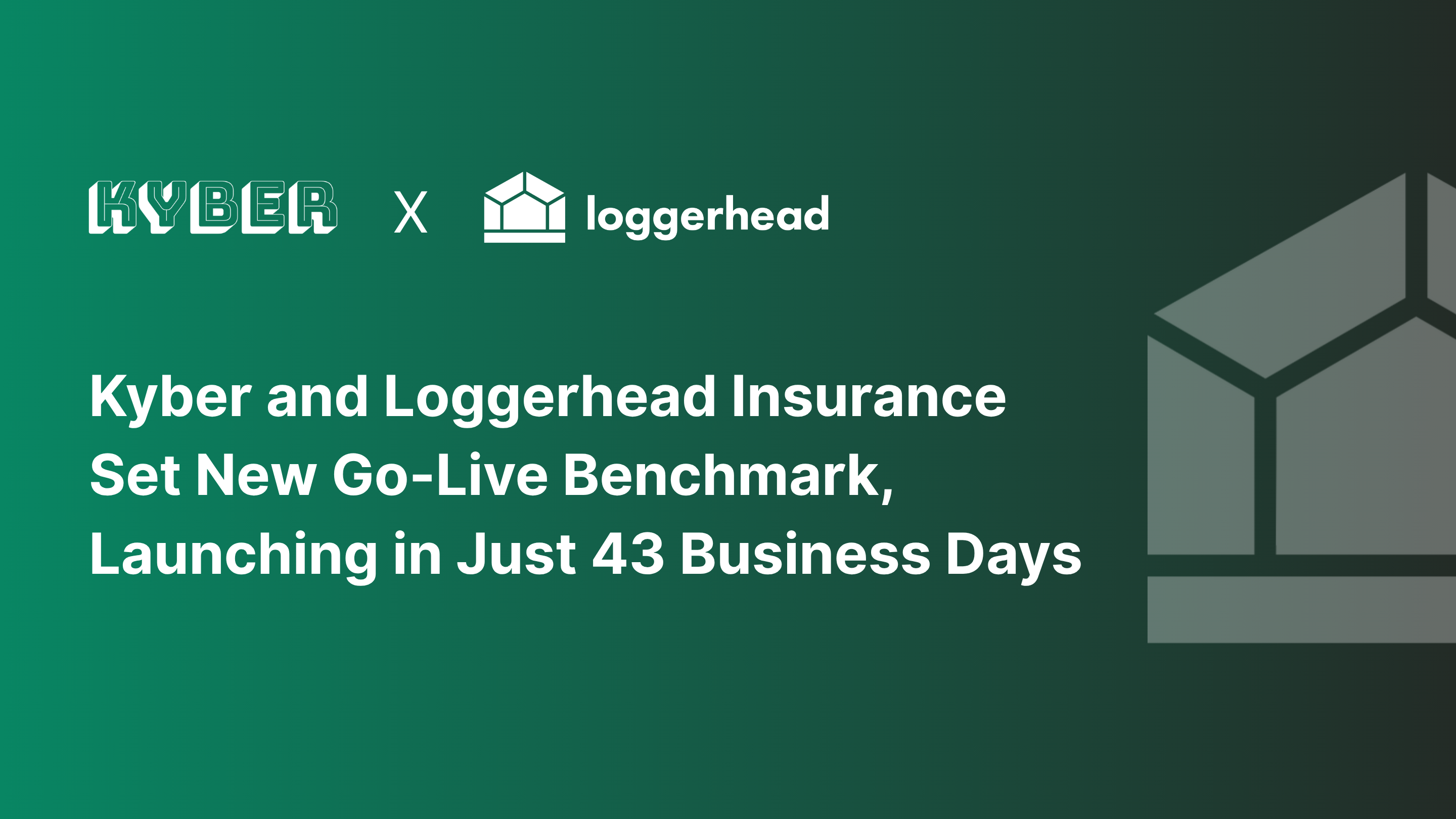 Kyber and Loggerhead Insurance Set New Go-Live Benchmark, Launching in Just 43 Business Days to Power Next-Generation Claims Correspondence