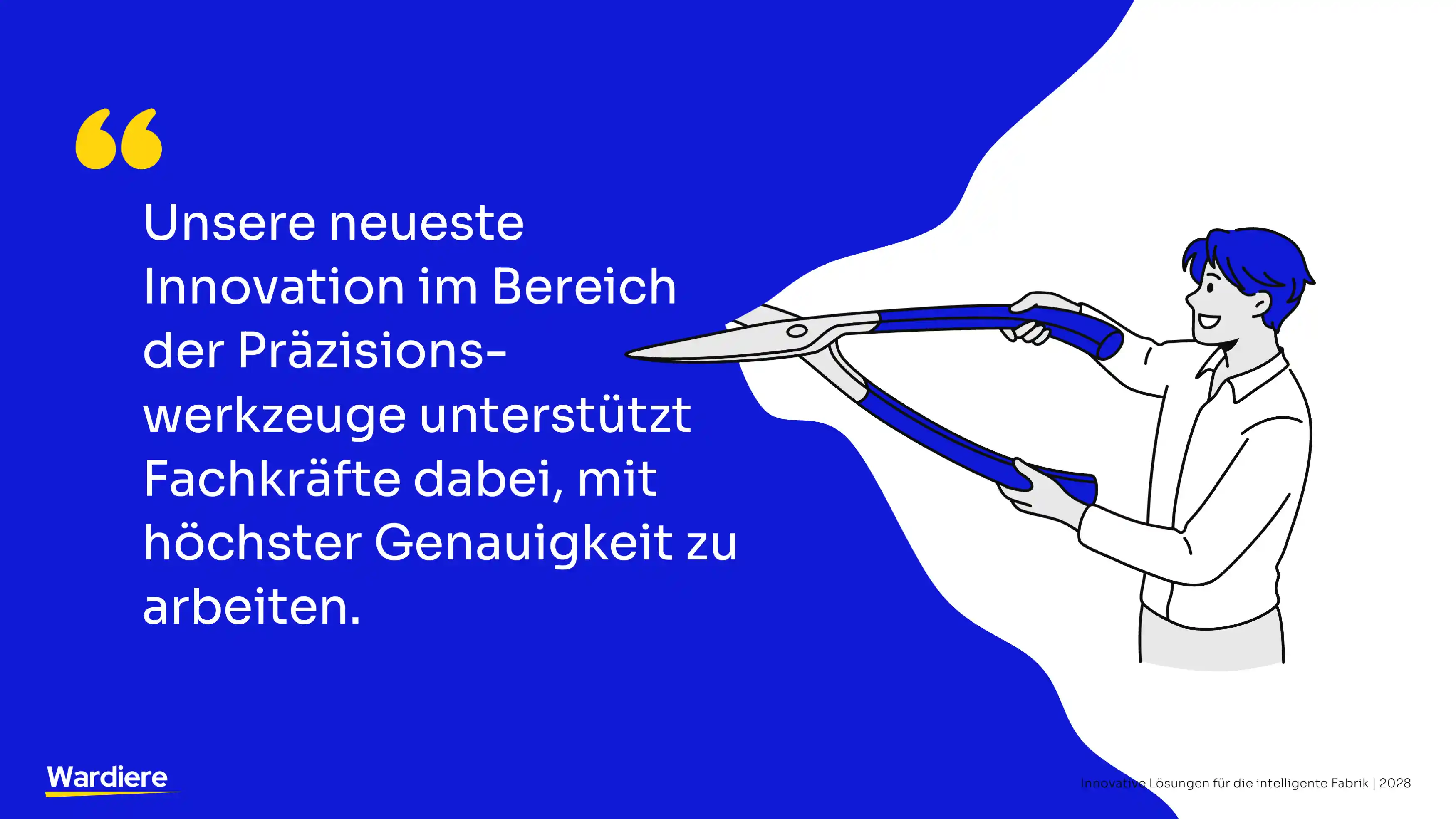 PowerPoint Folie Beispiel Schere