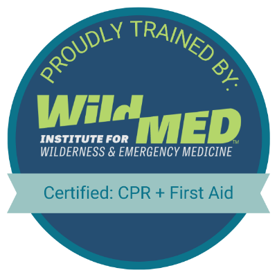 Wild Med institute for wilderness and emergency medicine CPR and First Aid Certified