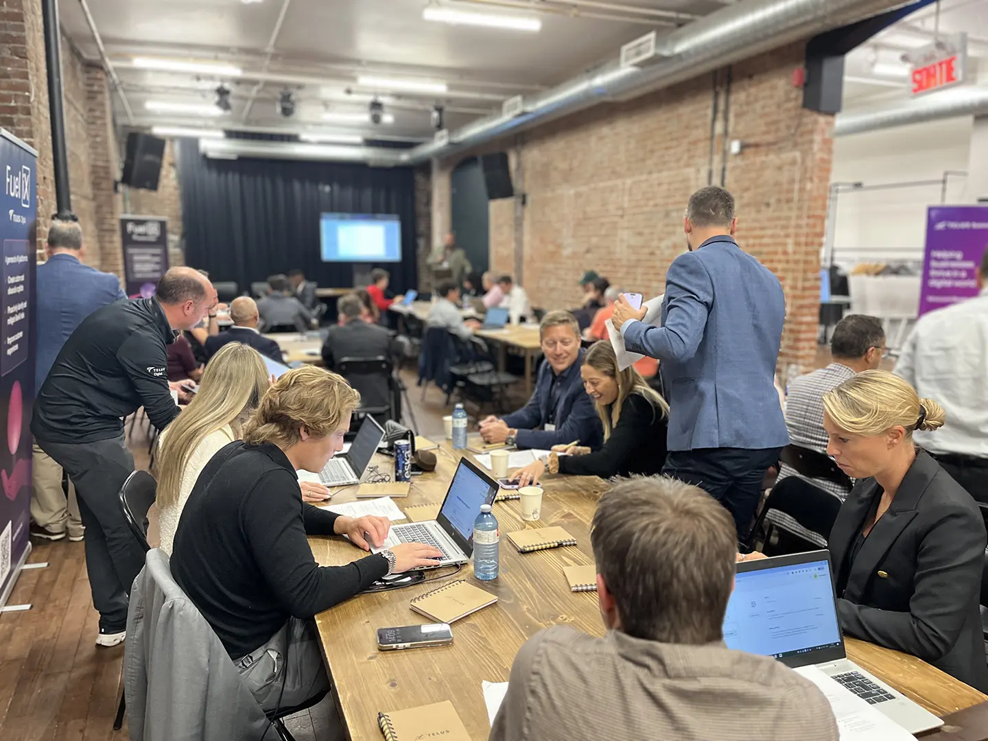 Business leaders gathered in Montreal for AI Ignition, hosted by TELUS Digital and Fuel iX.