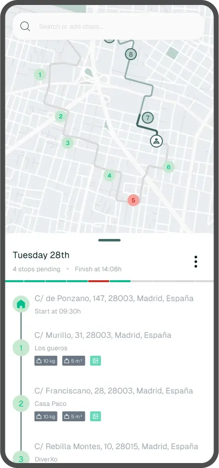 Routal mobile app