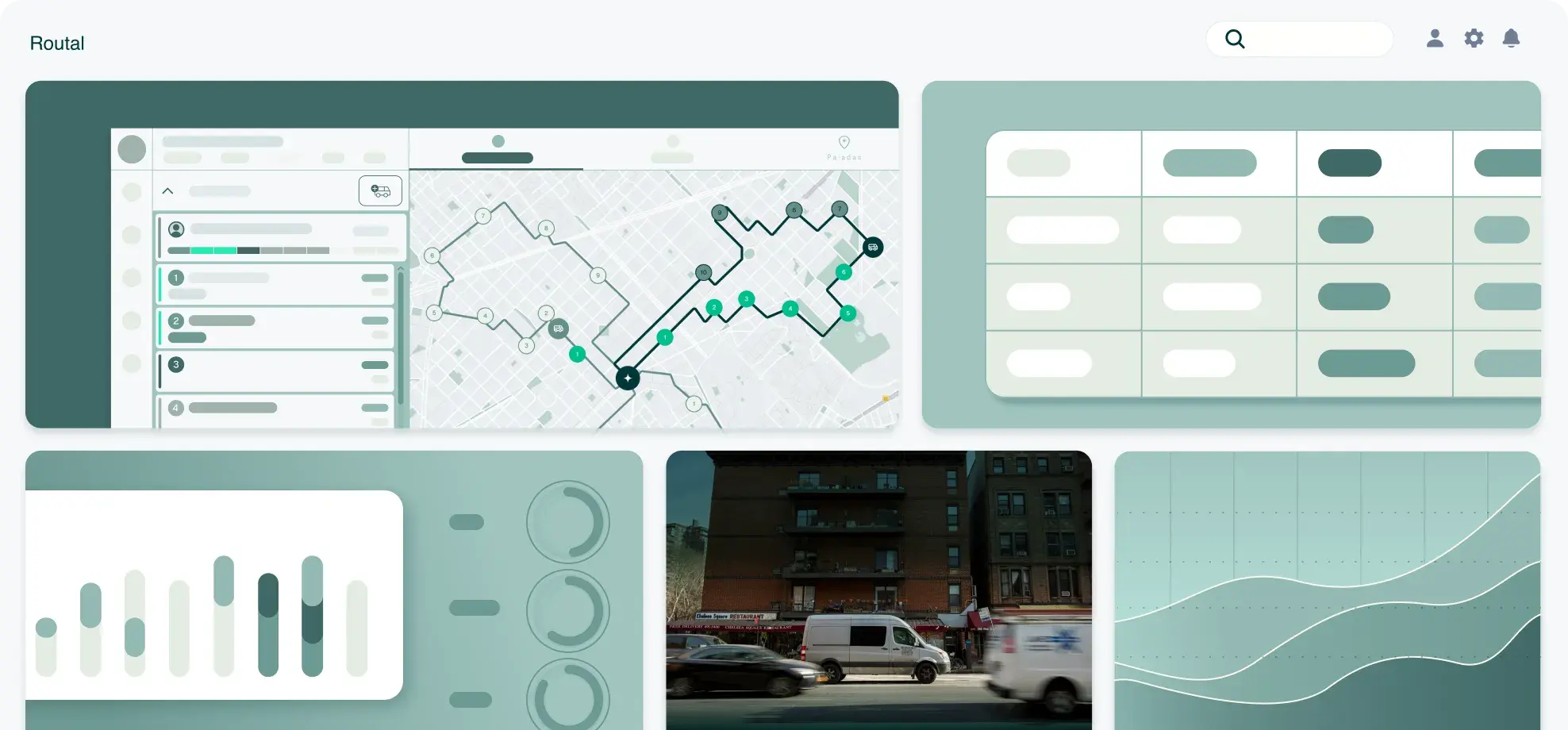 Routal dashboard