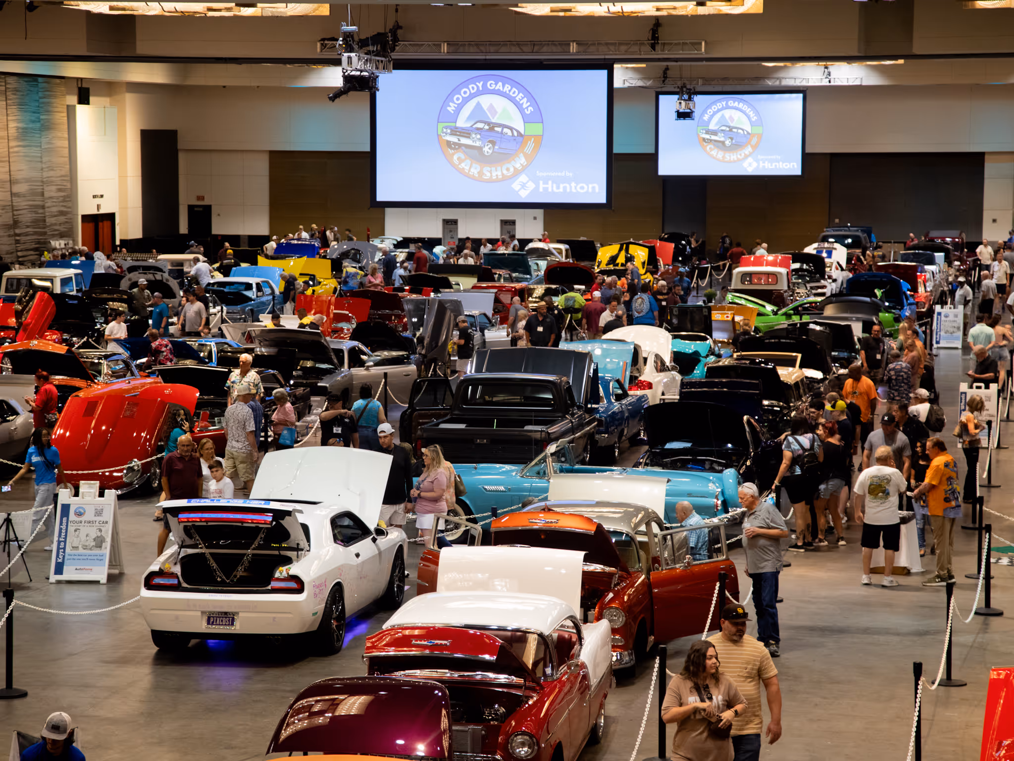 Moody Gardens Galveston Car Show sponsored by Classic Auto Group 