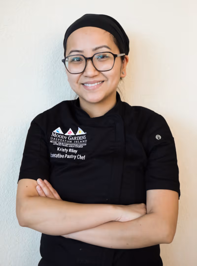 Executive Pastry Chef Kristy Riley of Moody Gardens