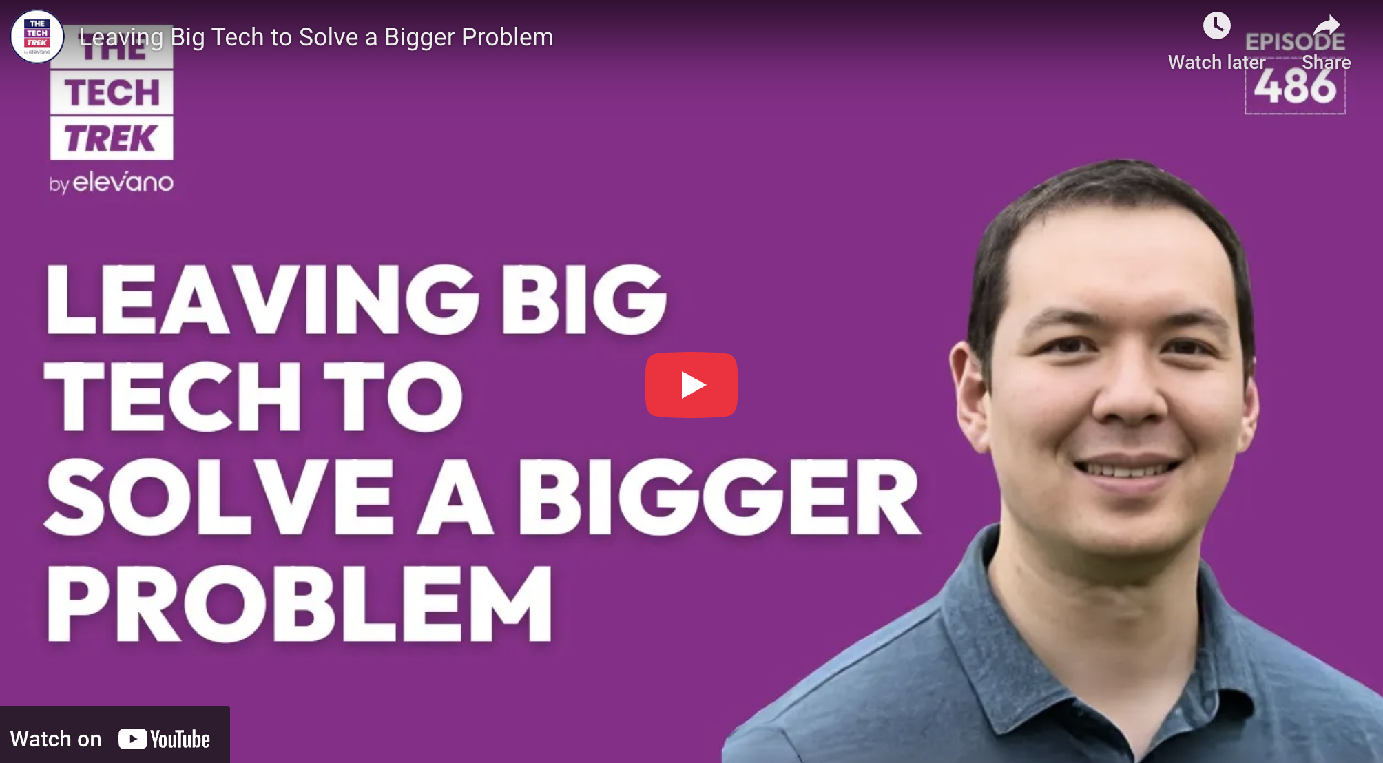 Leaving Big Tech to Solve a Bigger Problem: Tim Edgar's Founder Philosophy on Data, Purpose, and Validation