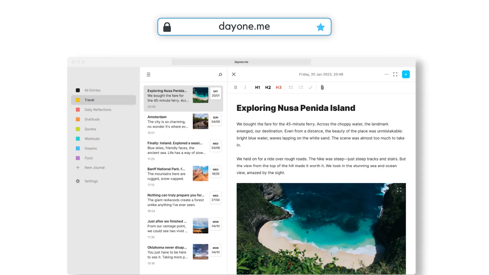 Day One on the Web