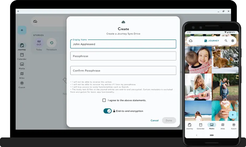 Free Online Journal & Diary App | Journey.Cloud