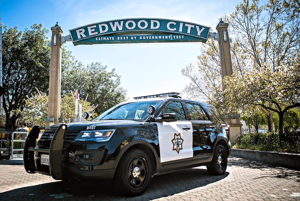 redwood city PD police car