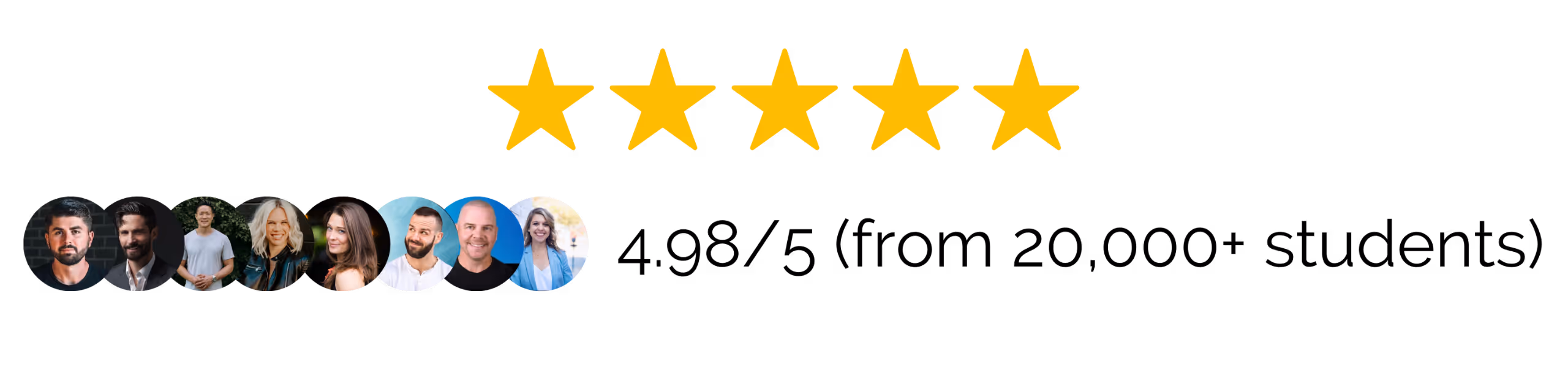 5 star rating.