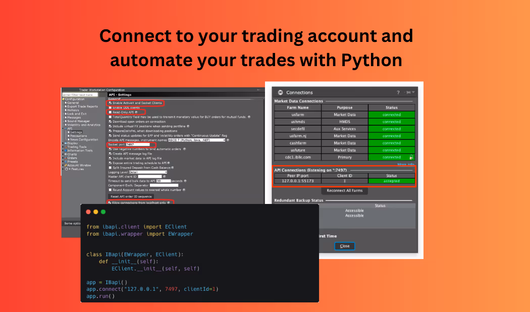 Go from clueless to up and running with algo trading using Python. For Free.