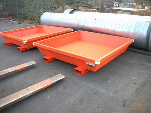 Western Cascade Container orange Concrete Wash Out Pan
