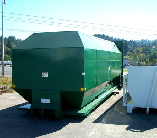 Western Cascade Container green Compactor Receiving Tube to fit a Dempster