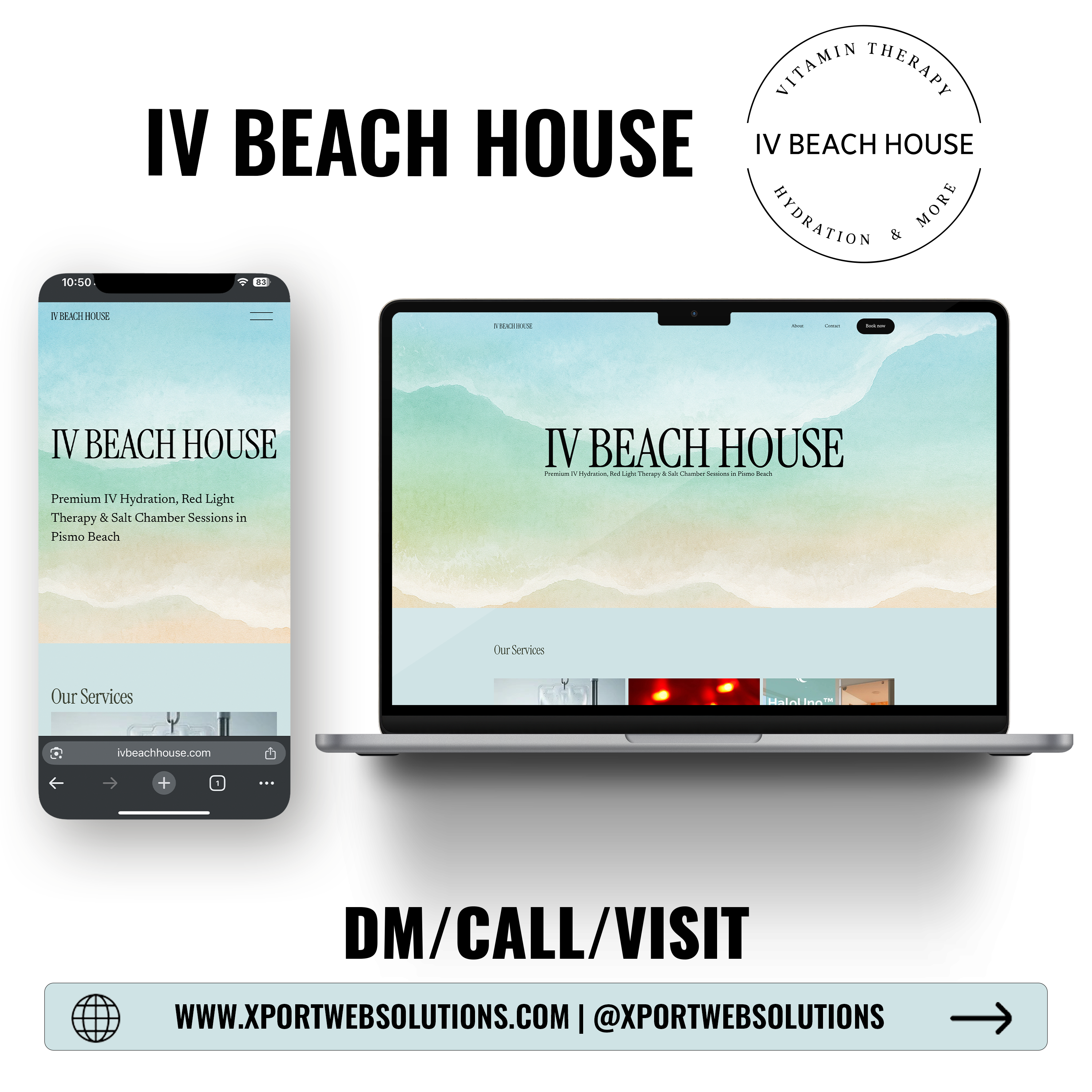 Custom website design and local SEO marketing project for a small business in Santa Maria, CA.