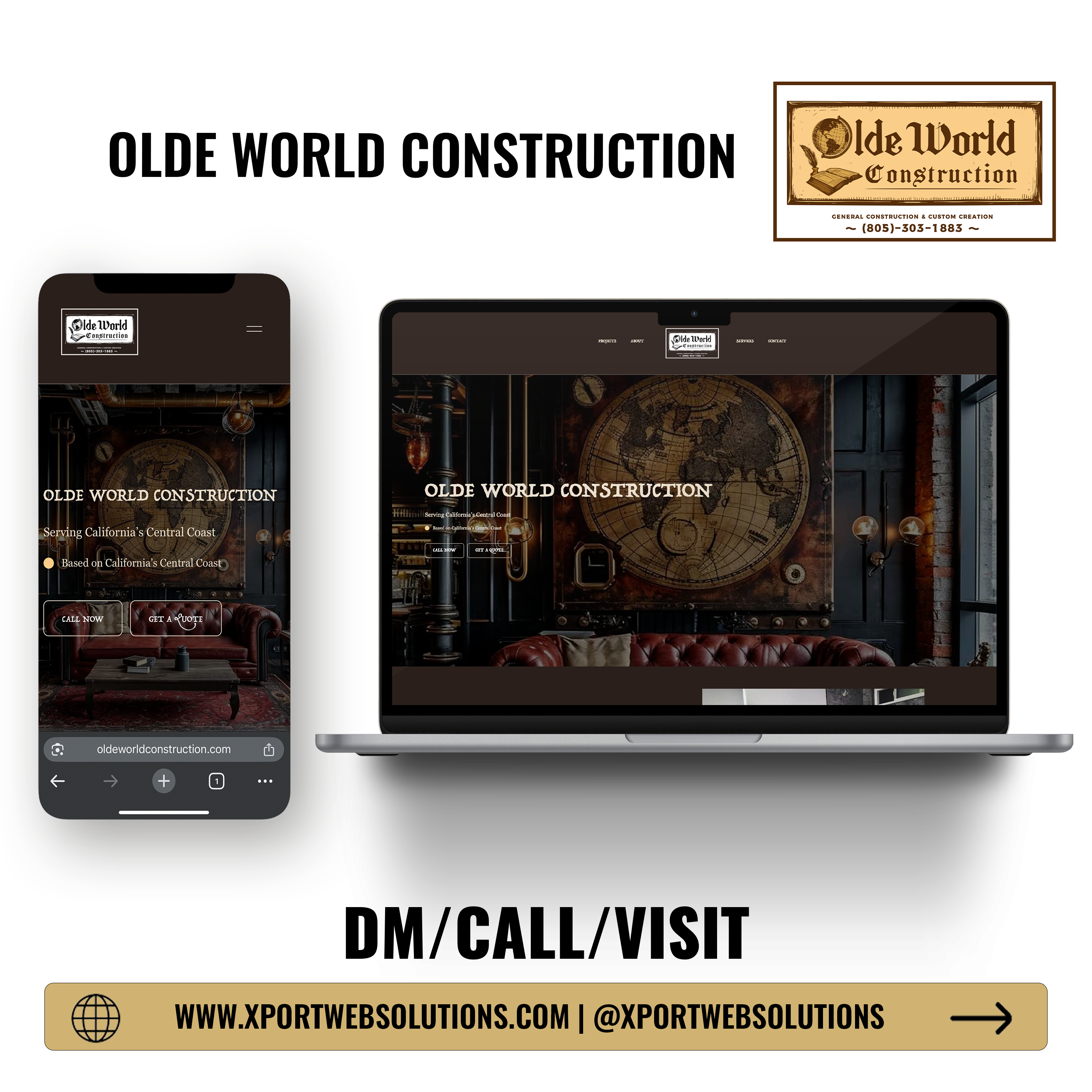 Custom website design and local SEO marketing project for a small business in Santa Maria, CA.