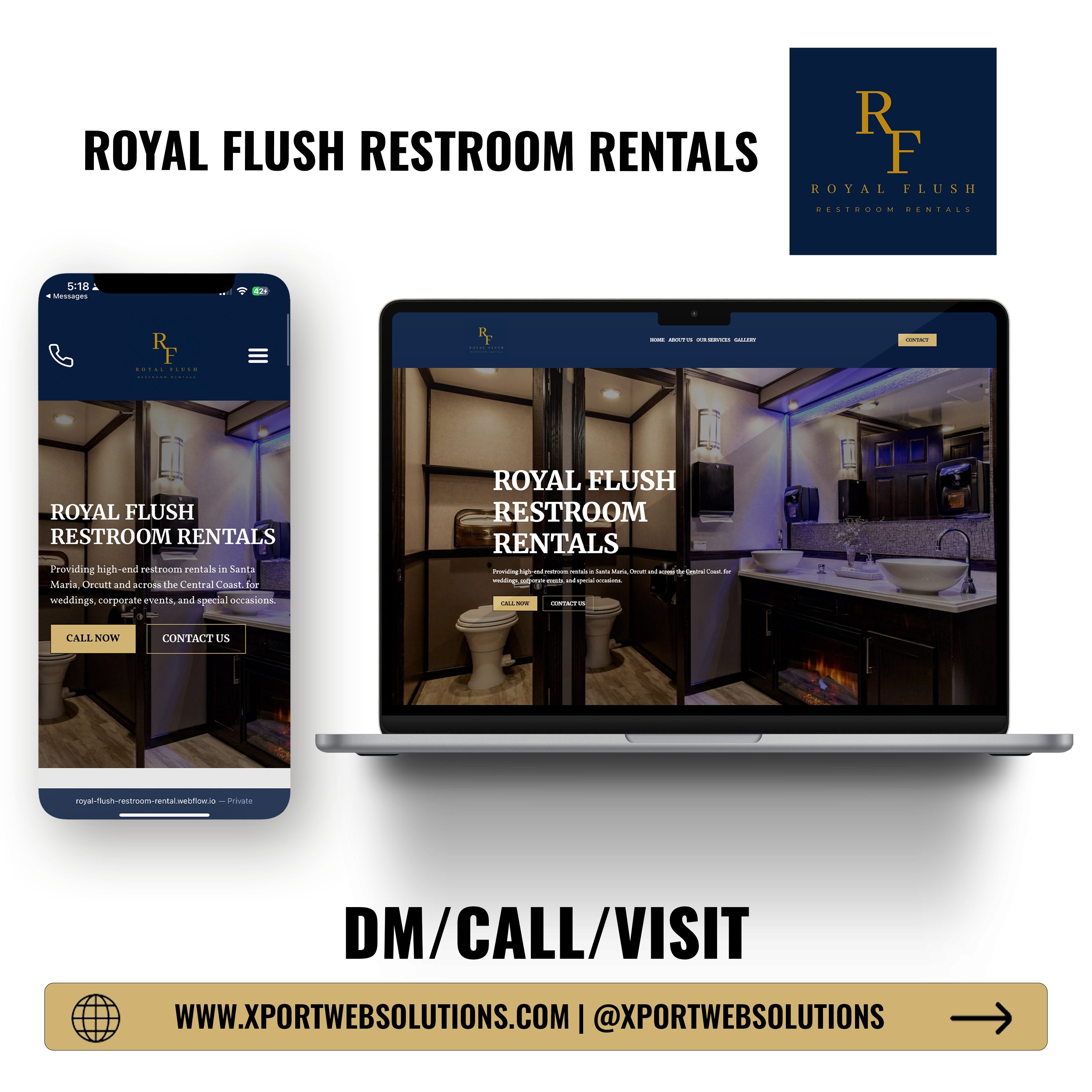 Custom website design and local SEO marketing project for a small business in Santa Maria, CA.