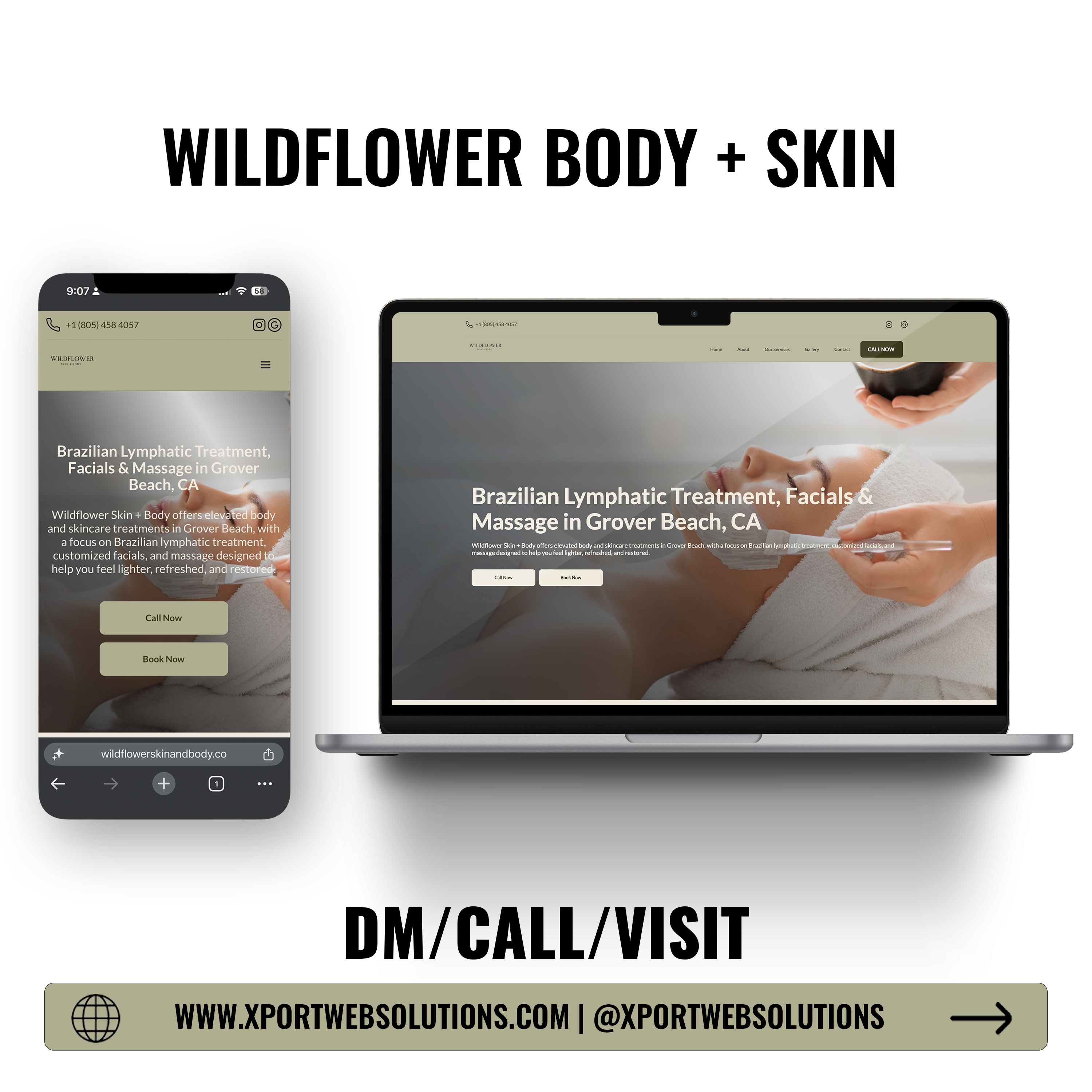 Custom website design and local SEO marketing project for a small business in Santa Maria, CA.