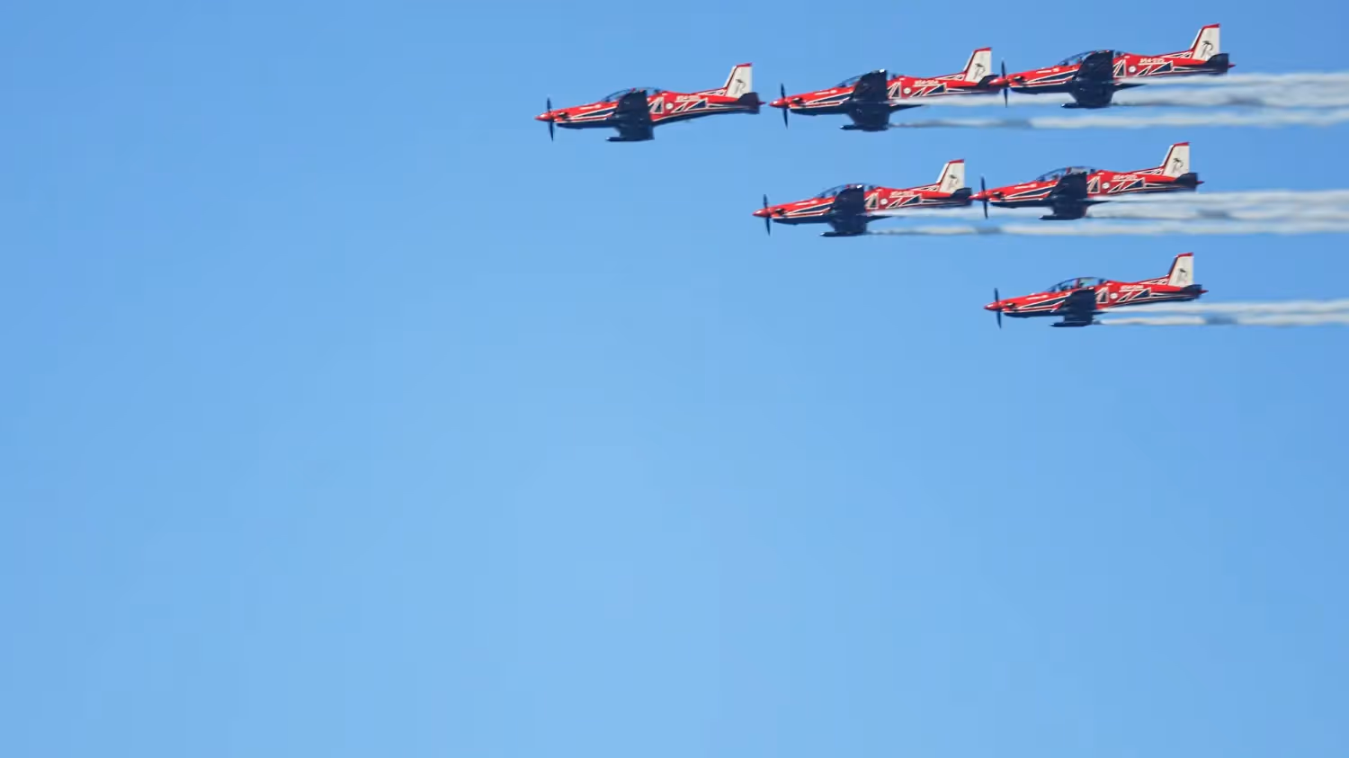 Roulettes aerobatic display at Pacific Airshow