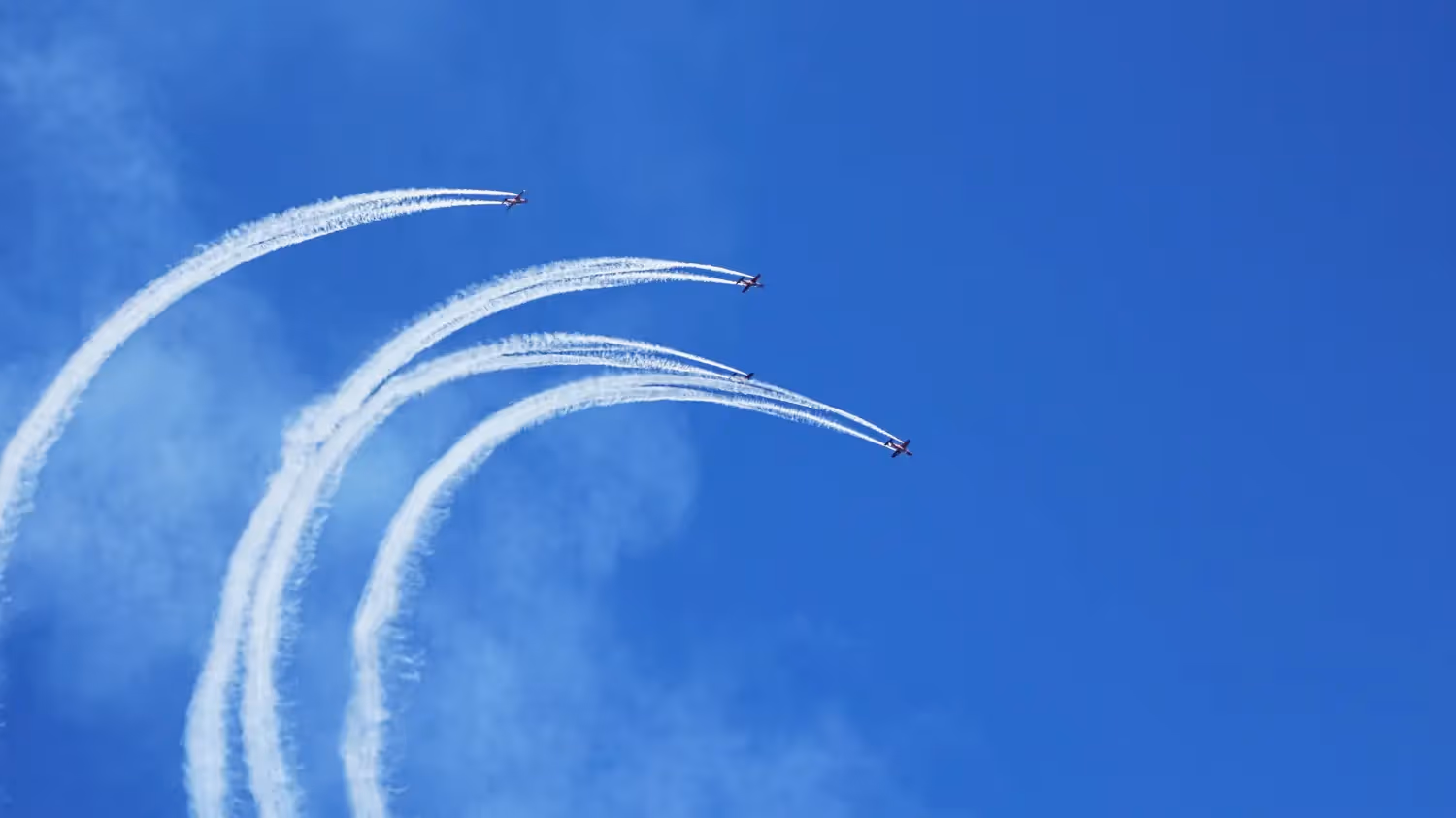 Roulettes aerobatic display at Pacific Airshow