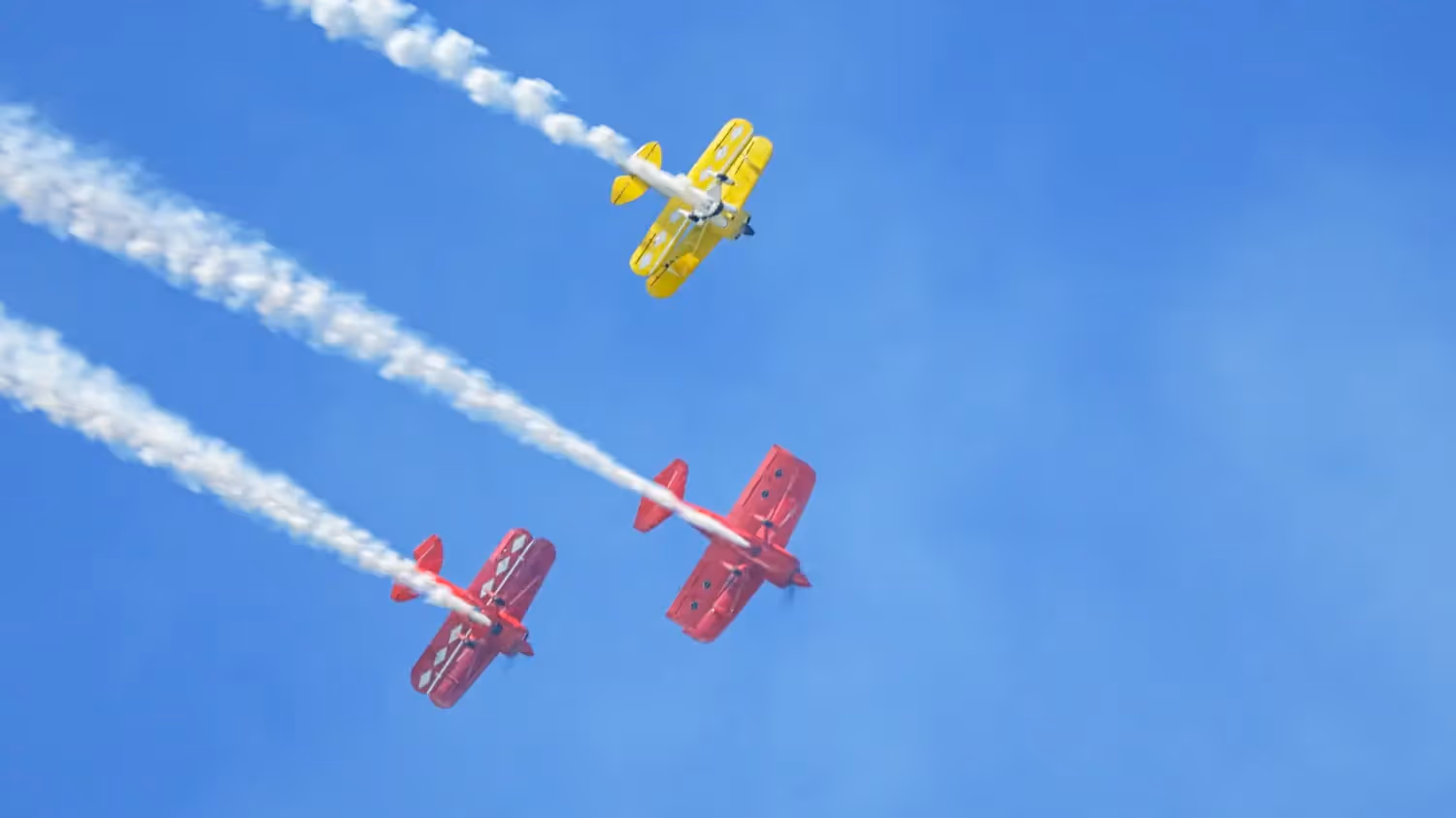 Pacific Airshow biplanes and vintage warbirds 