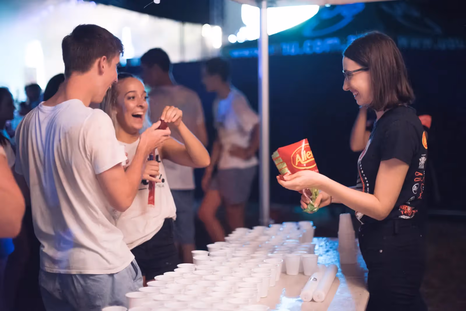 Red Frogs assissting during Schoolies in Surfers Paradise
