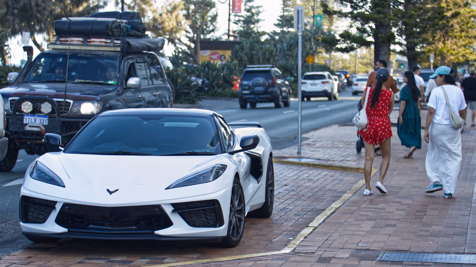 Exotic car spotting Surfers Paradise Esplanade