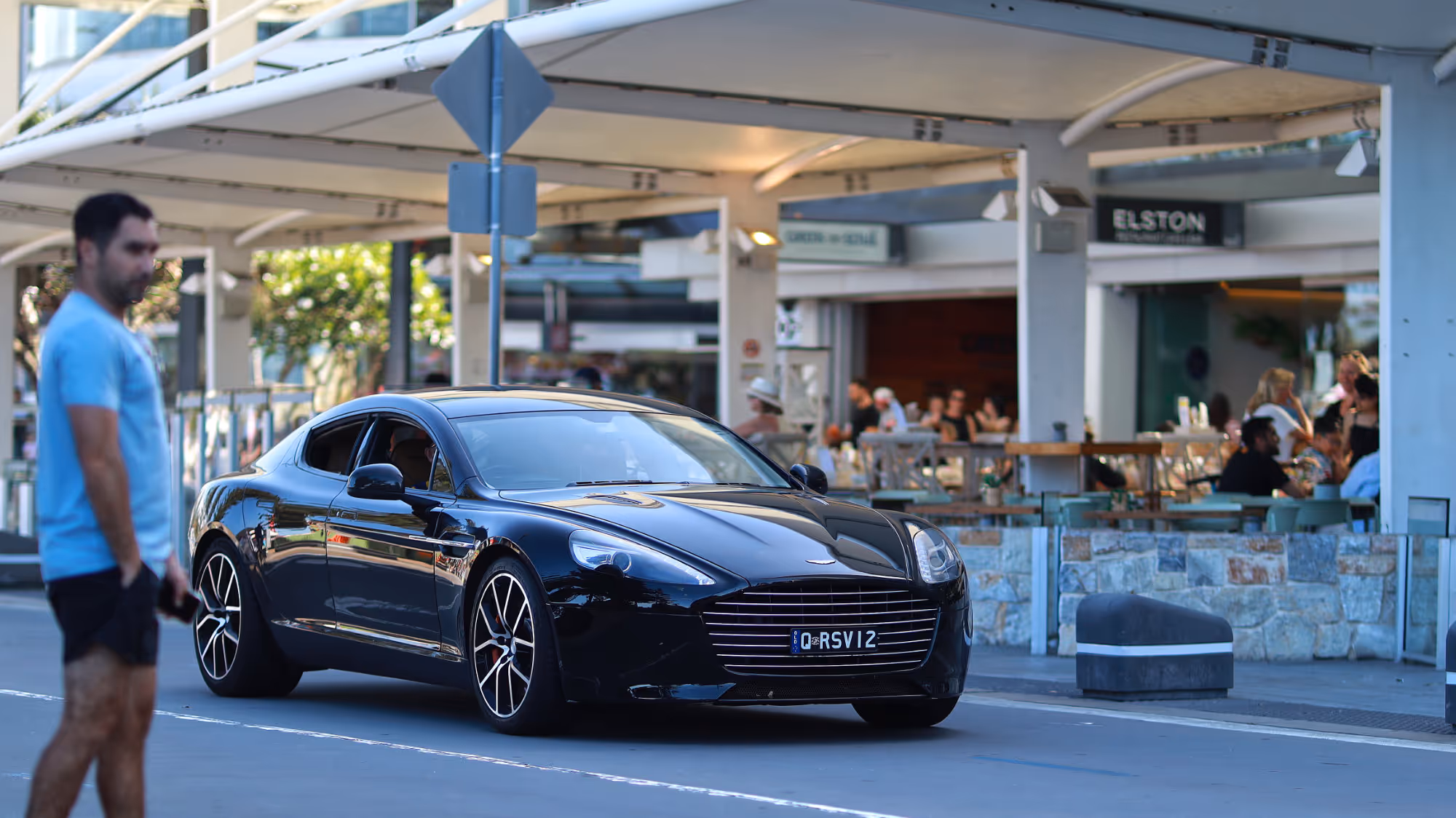 Exotic car spotting Surfers Paradise Esplanade