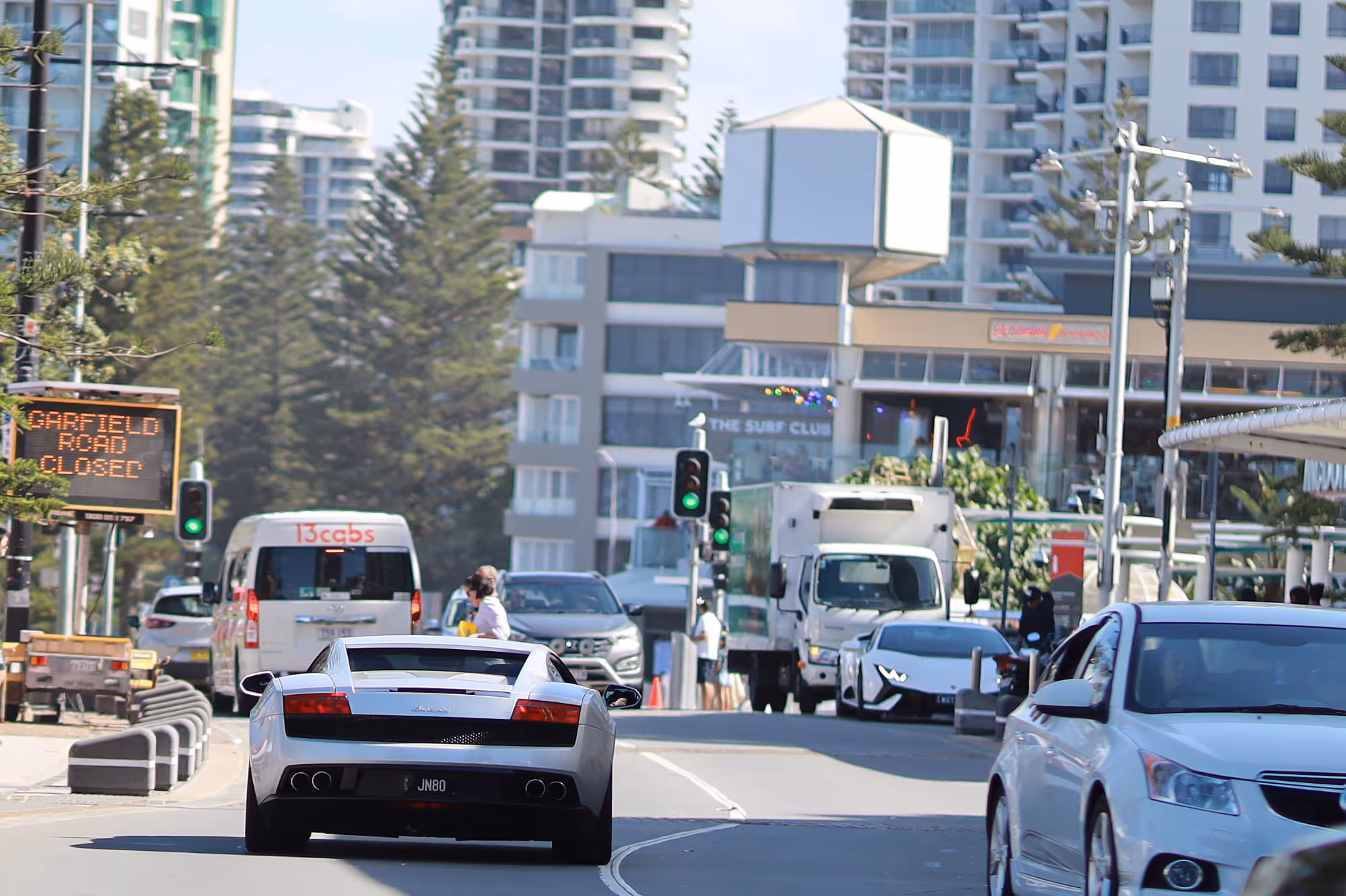 Exotic car spotting Surfers Paradise Esplanade