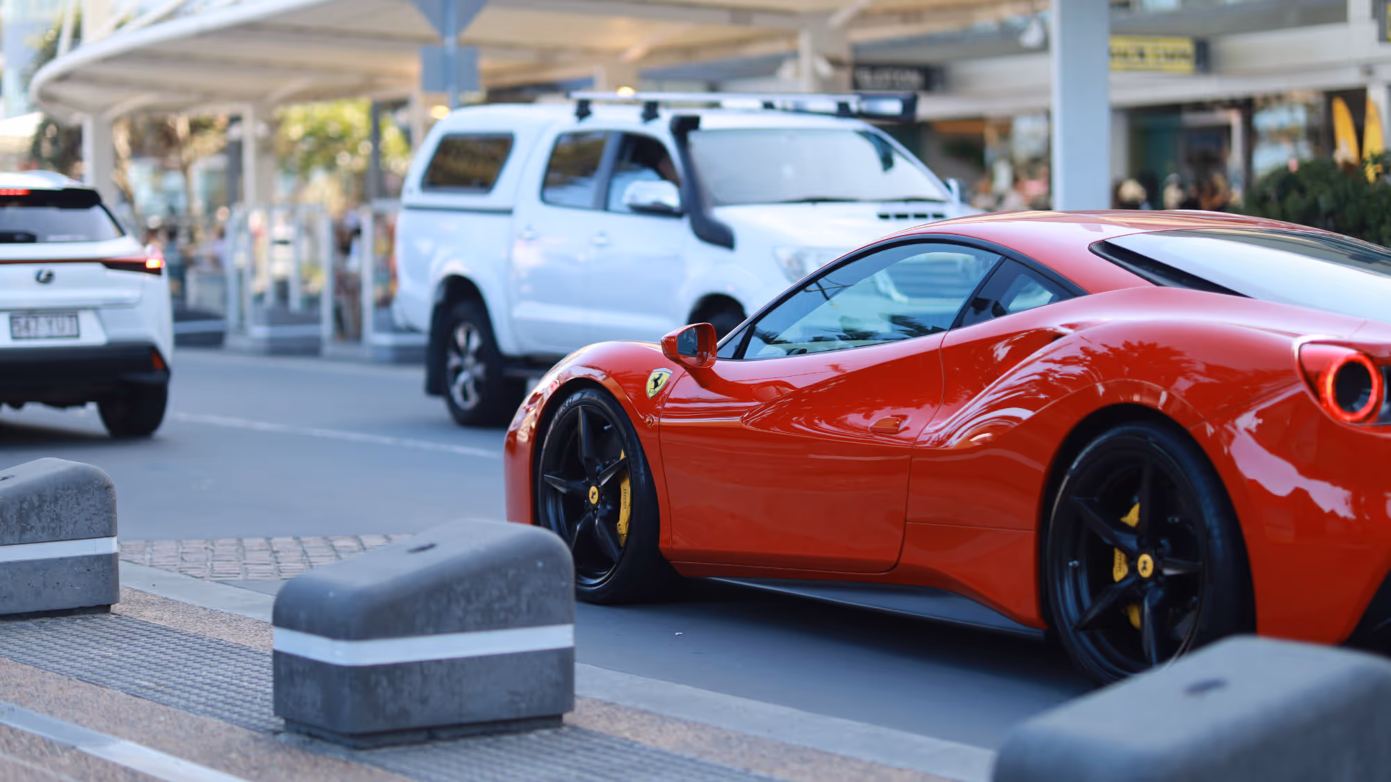Exotic car spotting Surfers Paradise Esplanade