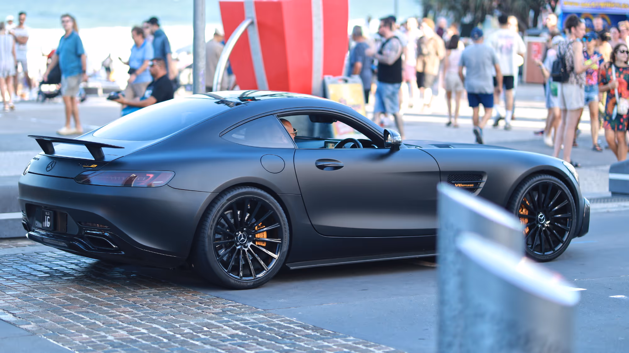 Exotic car spotting Surfers Paradise Esplanade