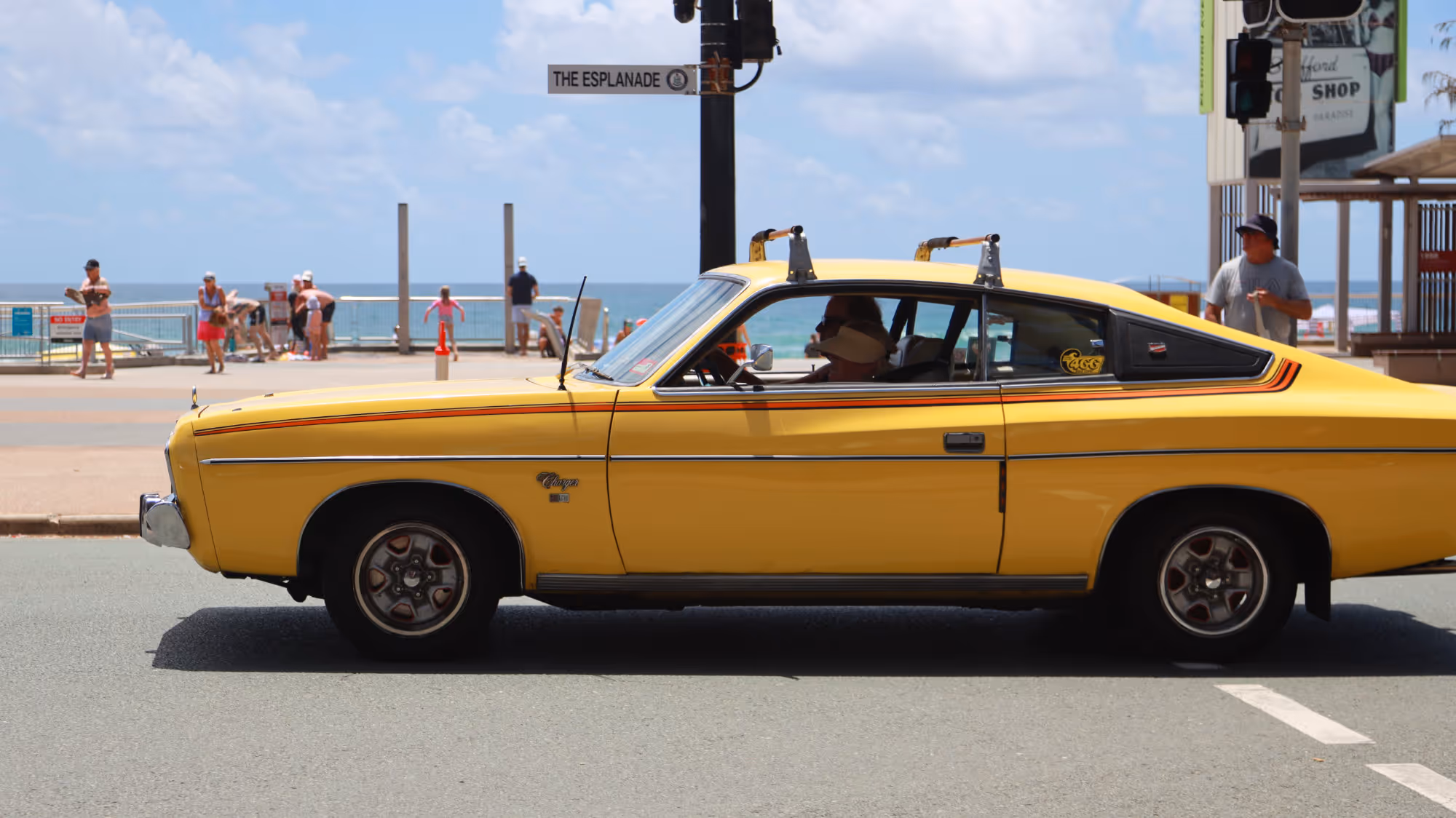 Australian Muscle Cars Chrysler Charger Surfers Paradise Esplanade