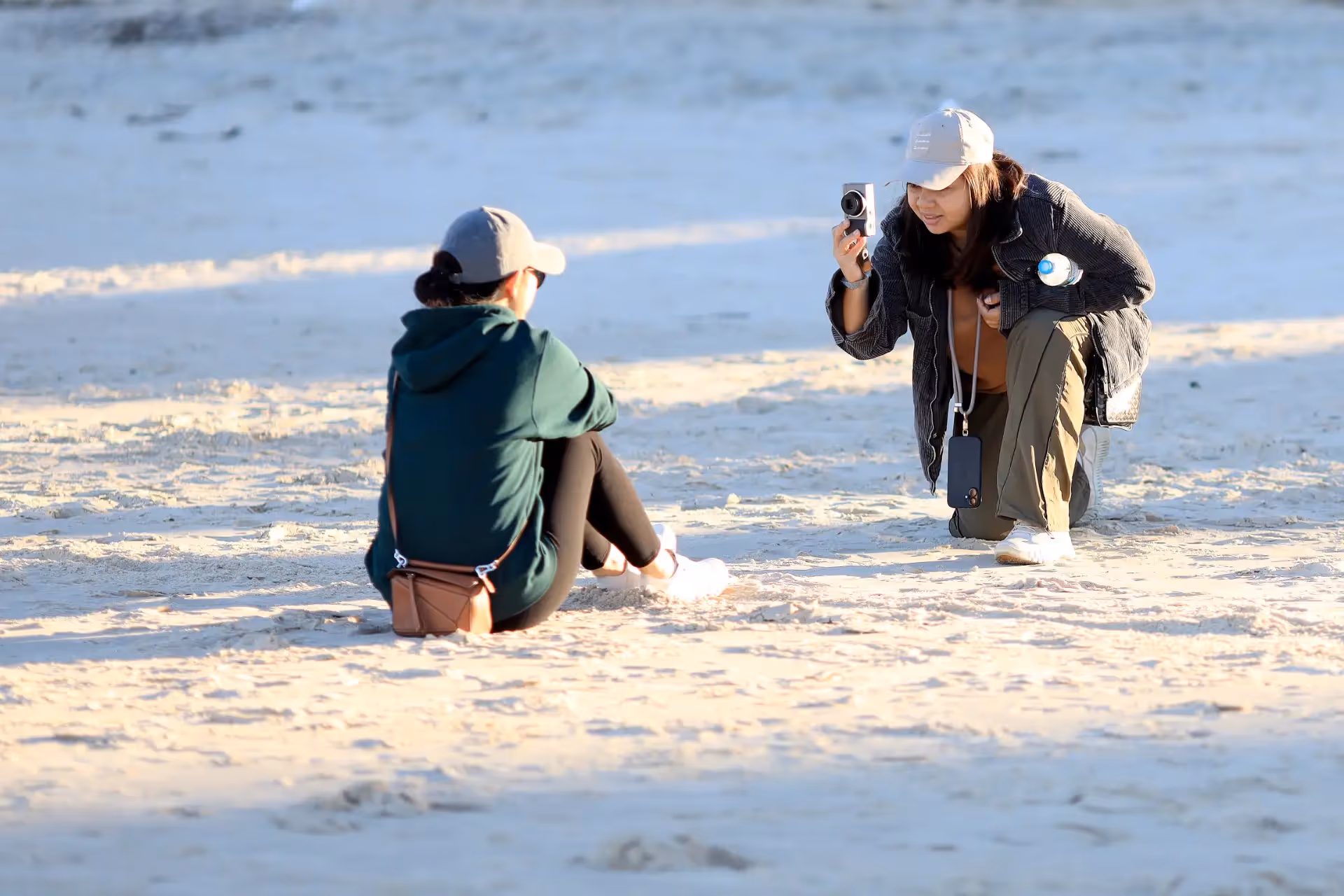 Surfers Paradise beach taking photos
