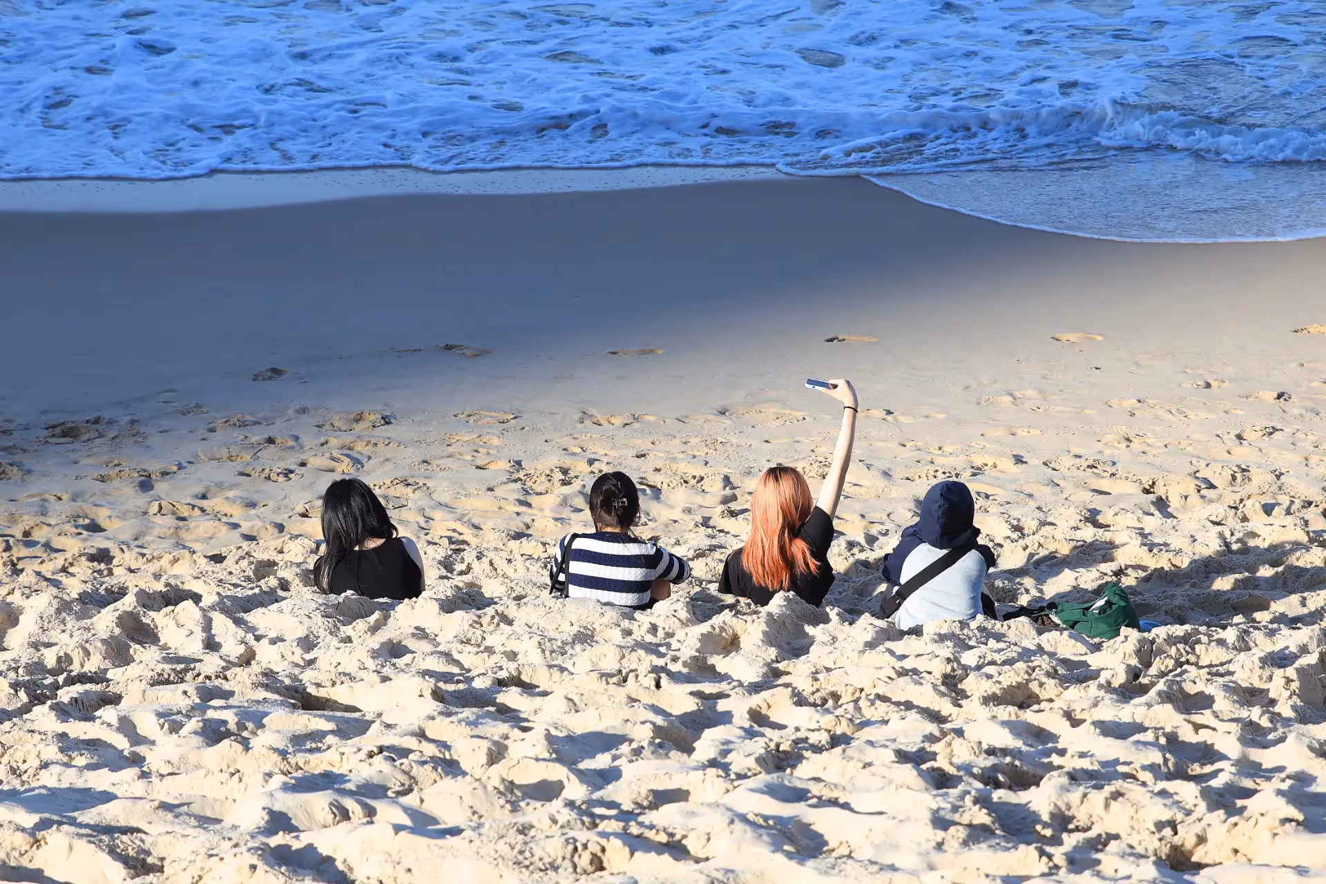 Surfers Paradise beach taking photos