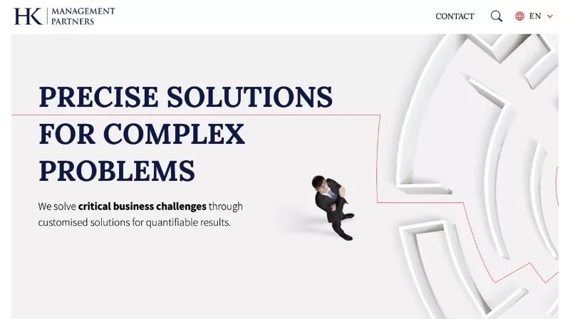 HK Management Partner - Webflow Development