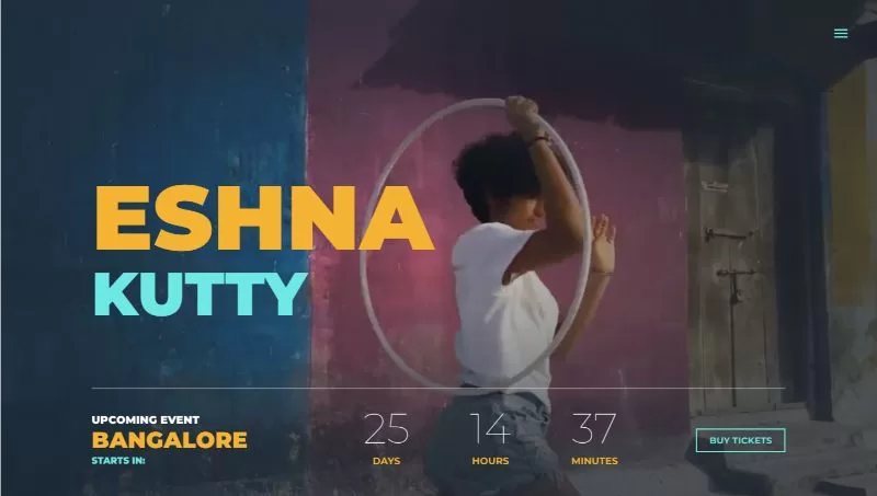 Website Design Eshna Home Page