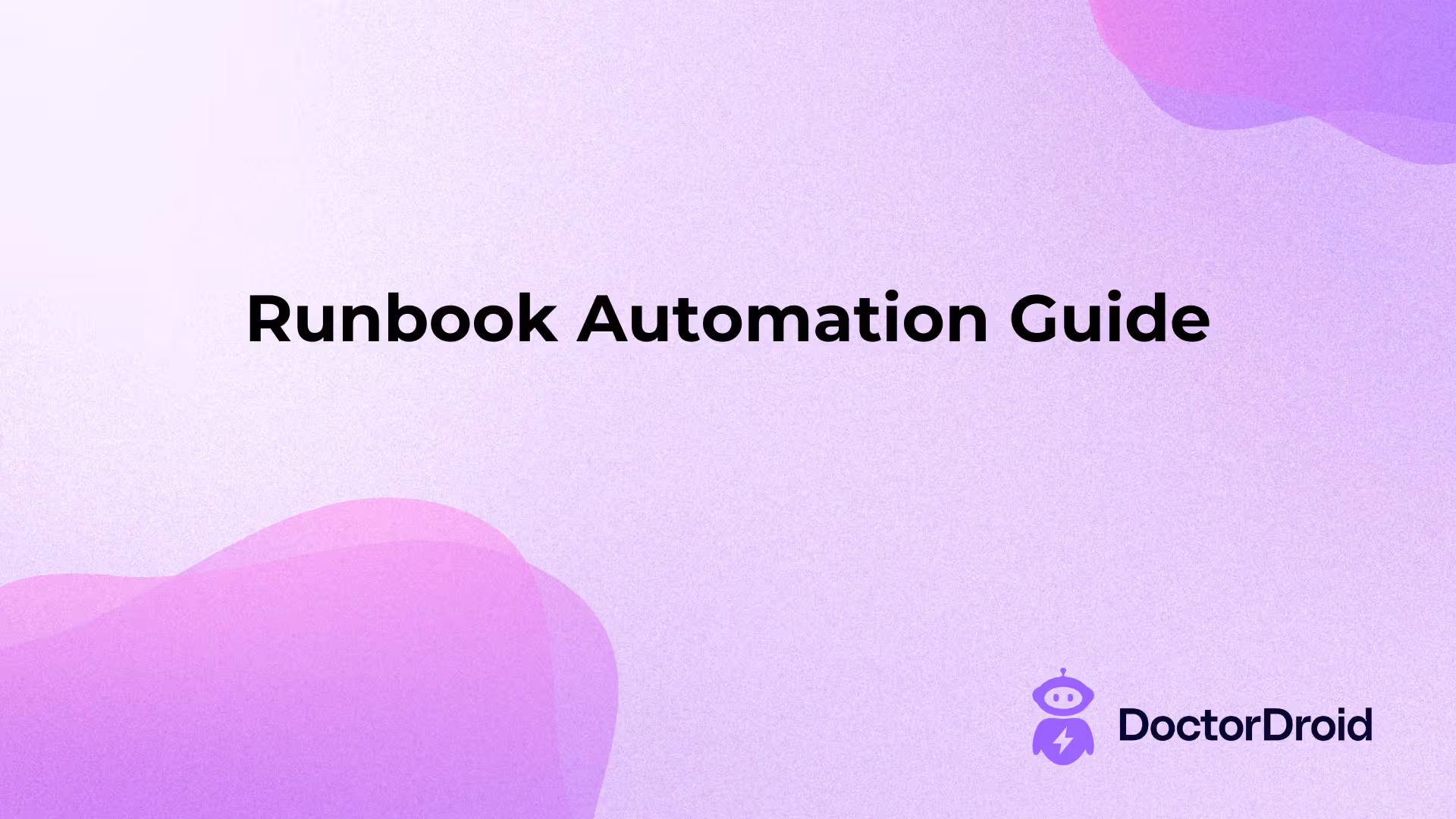 Runbook Automation Guide