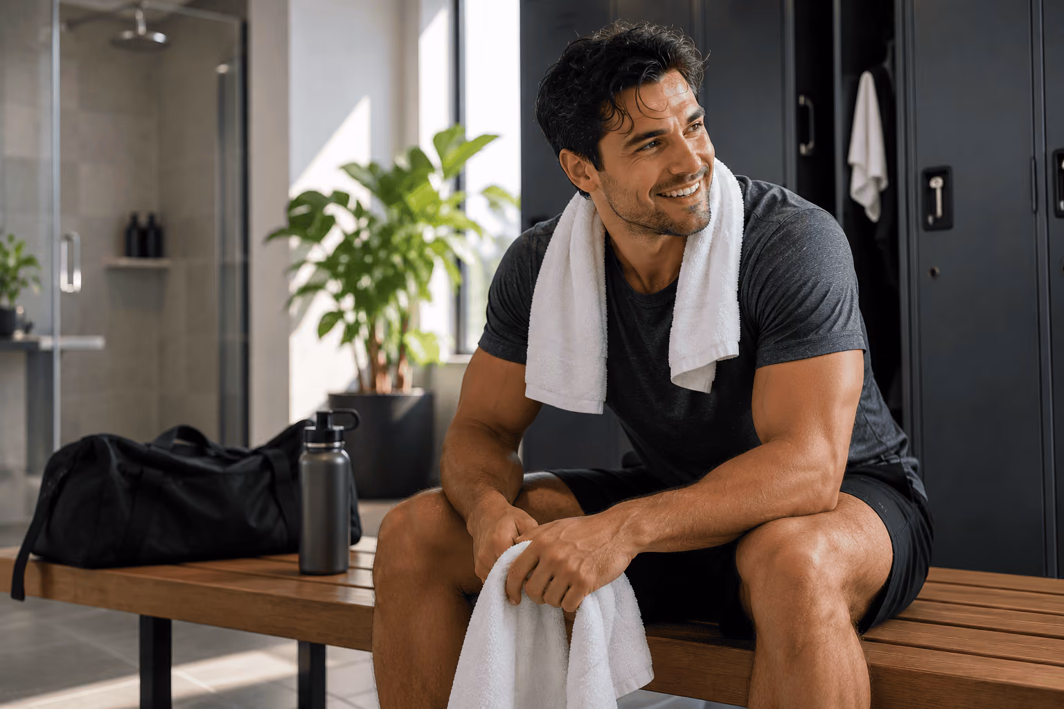 Vesper Aesthetics provider discussing the Scrotox and CockTox combo treatment with a male patient in Chicago