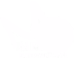 Logotipo de Merlin Entertainment con texto y diseño estilizados en blanco sobre fondo negro.