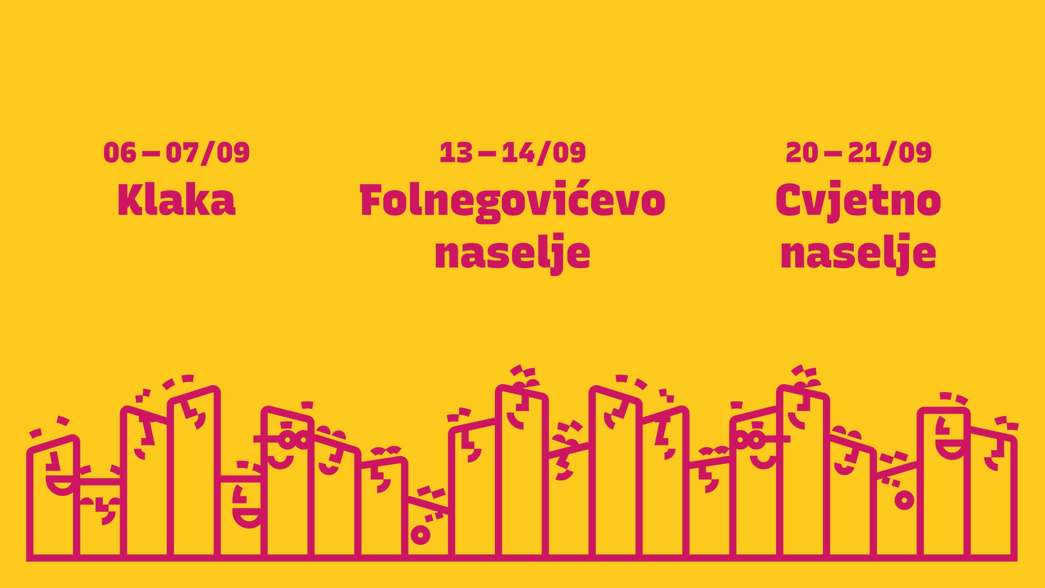 Treći ciklus Zagrebačkih kvartova kulture u rujnu u tri nova kvarta! 