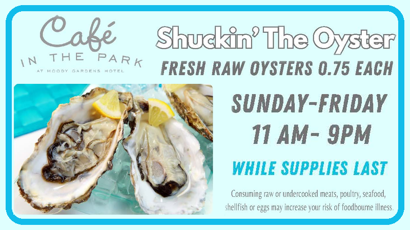 $0.75 Raw Oysters at Café in the Park