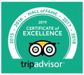 Tripadvisor Hall of Fame logo