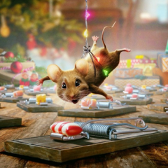 Myši v akci: Vánoční past