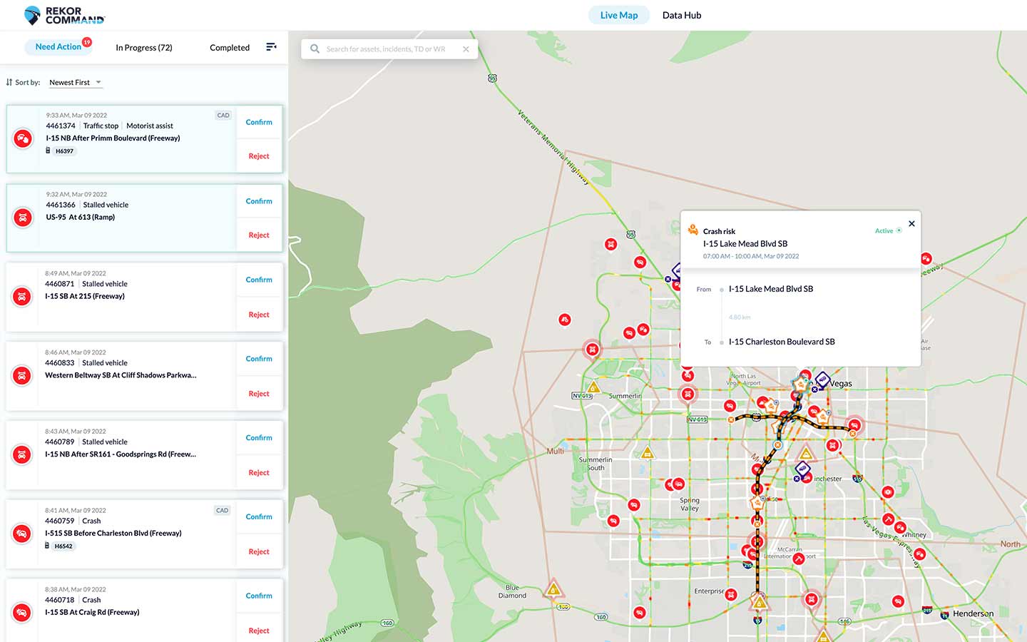 Rekor Command dashboard screenshot