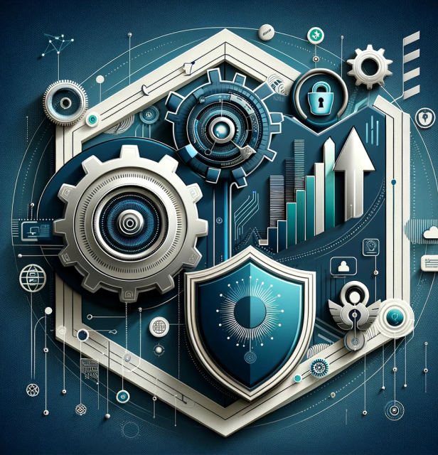 Complex digital brain interface showcasing HyperFocus Consulting's AI capabilities, with intricate swirl patterns representing advanced neural networks, surrounded by icons of connectivity, data analytics, security, and cloud technology, illustrating the comprehensive digital solutions provided.