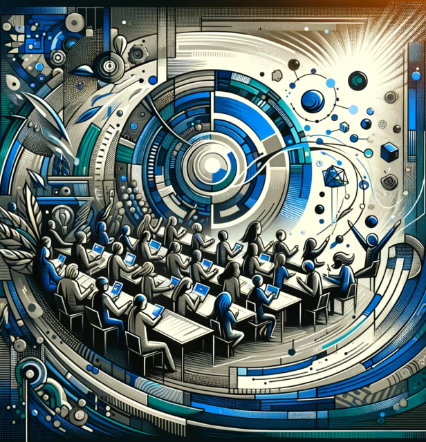 Dynamic graphic on HyperFocus Consulting’s approach to change management within Microsoft 365 services, featuring a shield with a padlock encircled by various technological and strategic elements. This symbolizes the protection of operations and data during transitional processes, integrated with cloud computing, hexagonal cells representing structure and adaptability, and network connections indicating seamless integration across platforms.