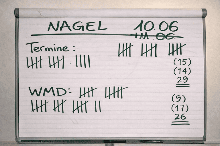 RWKMP Live-Ergebnisse aus dem Telefontraining.