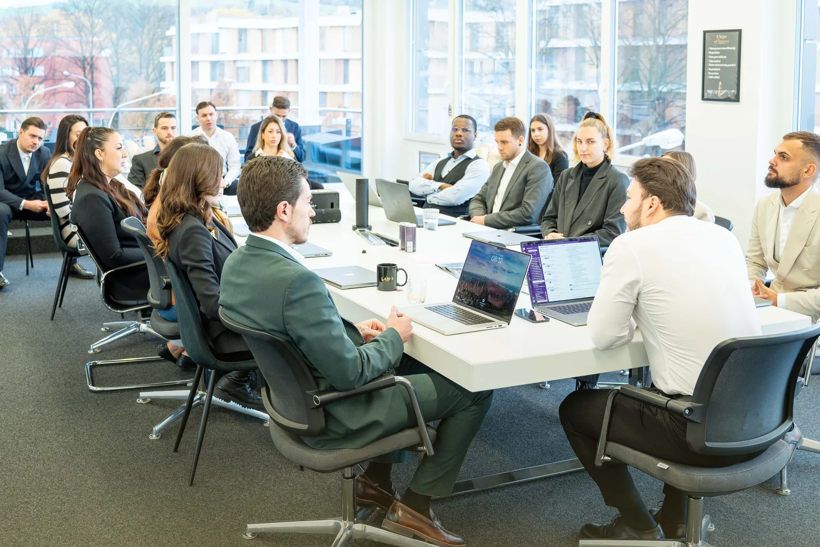 Team bei der Arbeit