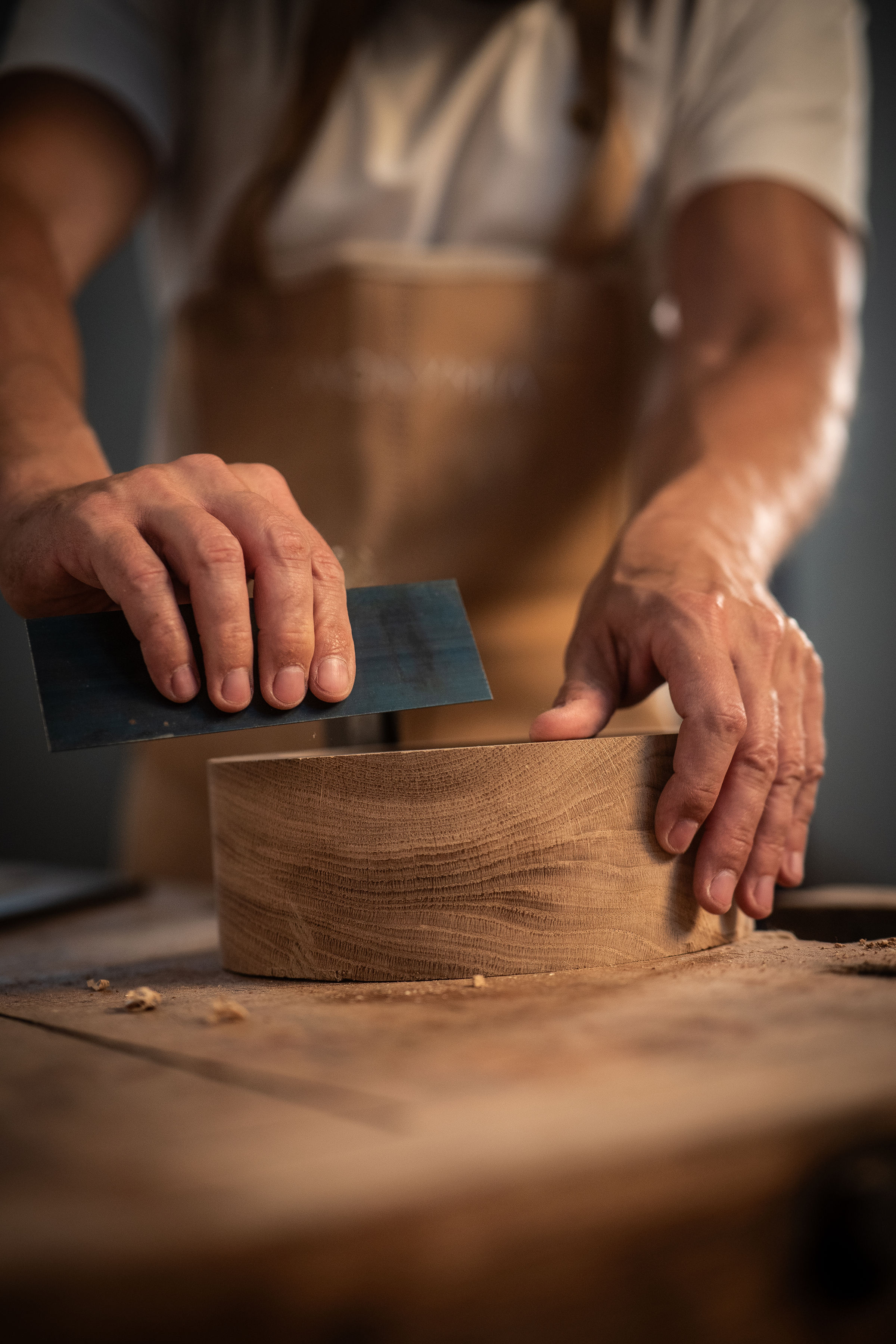 Anonymia handmade wooden furniture studio workshop in Copenhagen, second angle