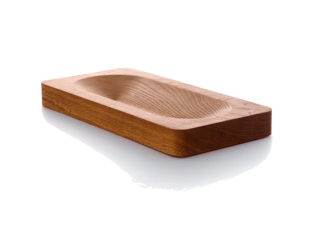 Chif multipurpose tray in sandblasted oak