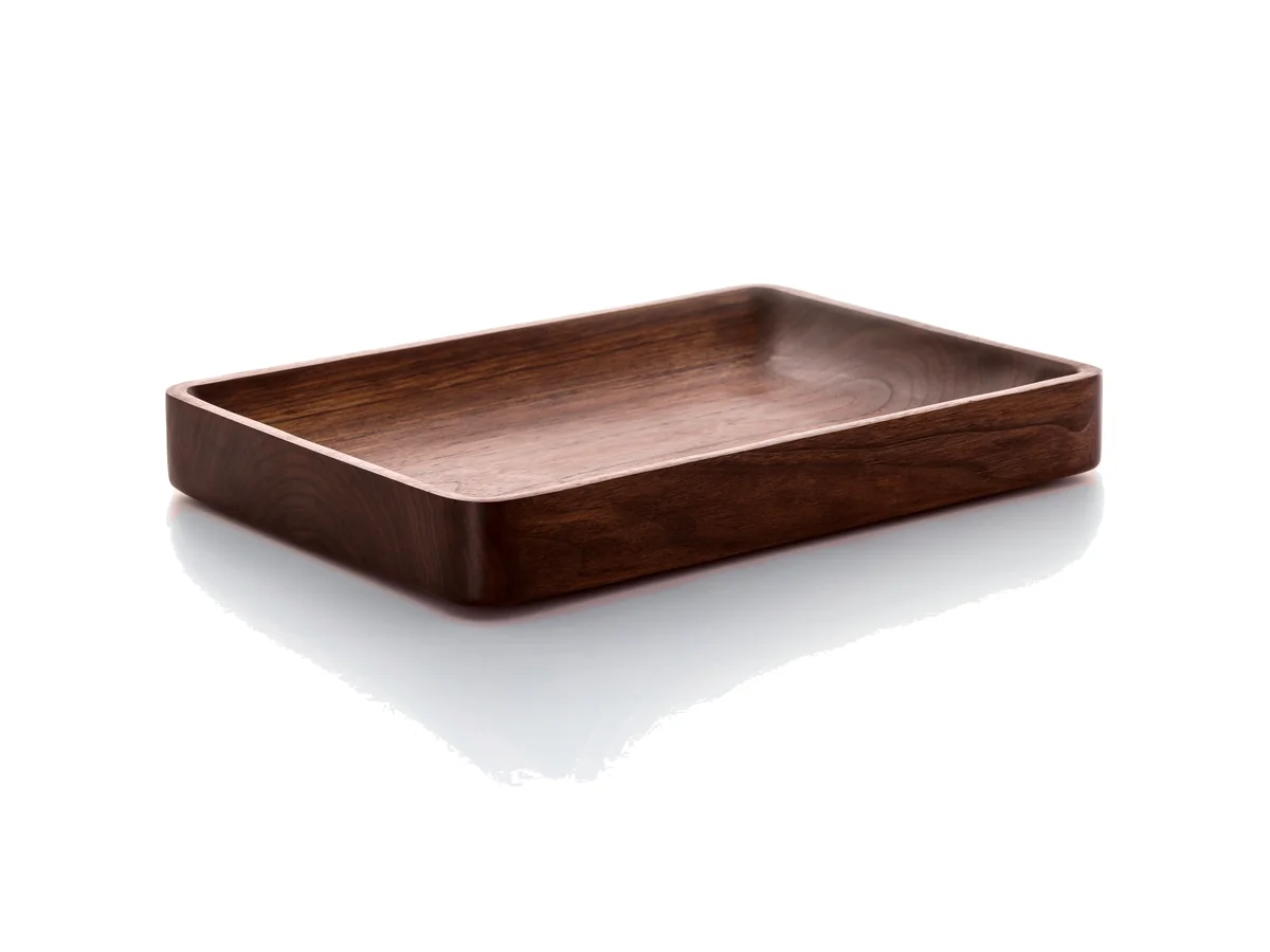 Nokk small tray in walnut